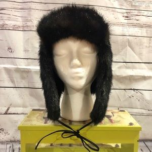 Vera Wang Faux Fur Aviator Hat